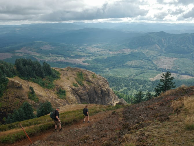 Hiking and Running